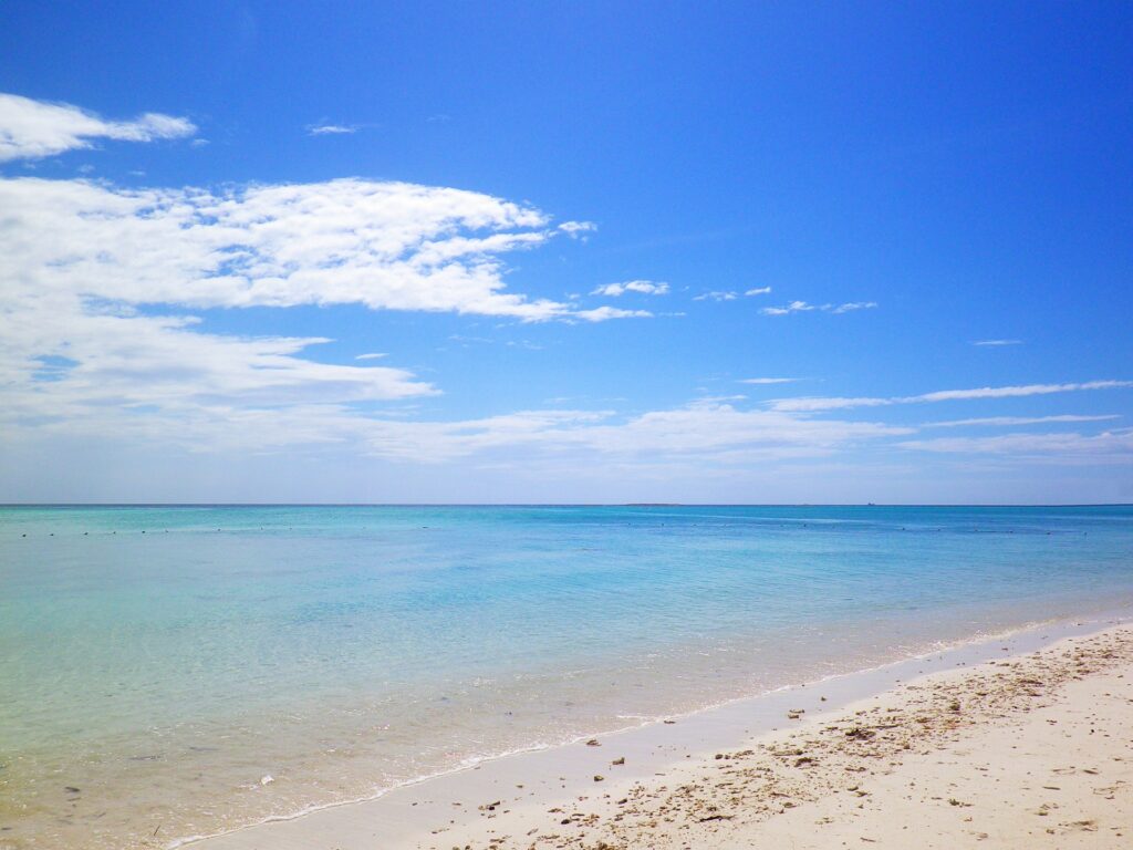 リゾート海岸の風景