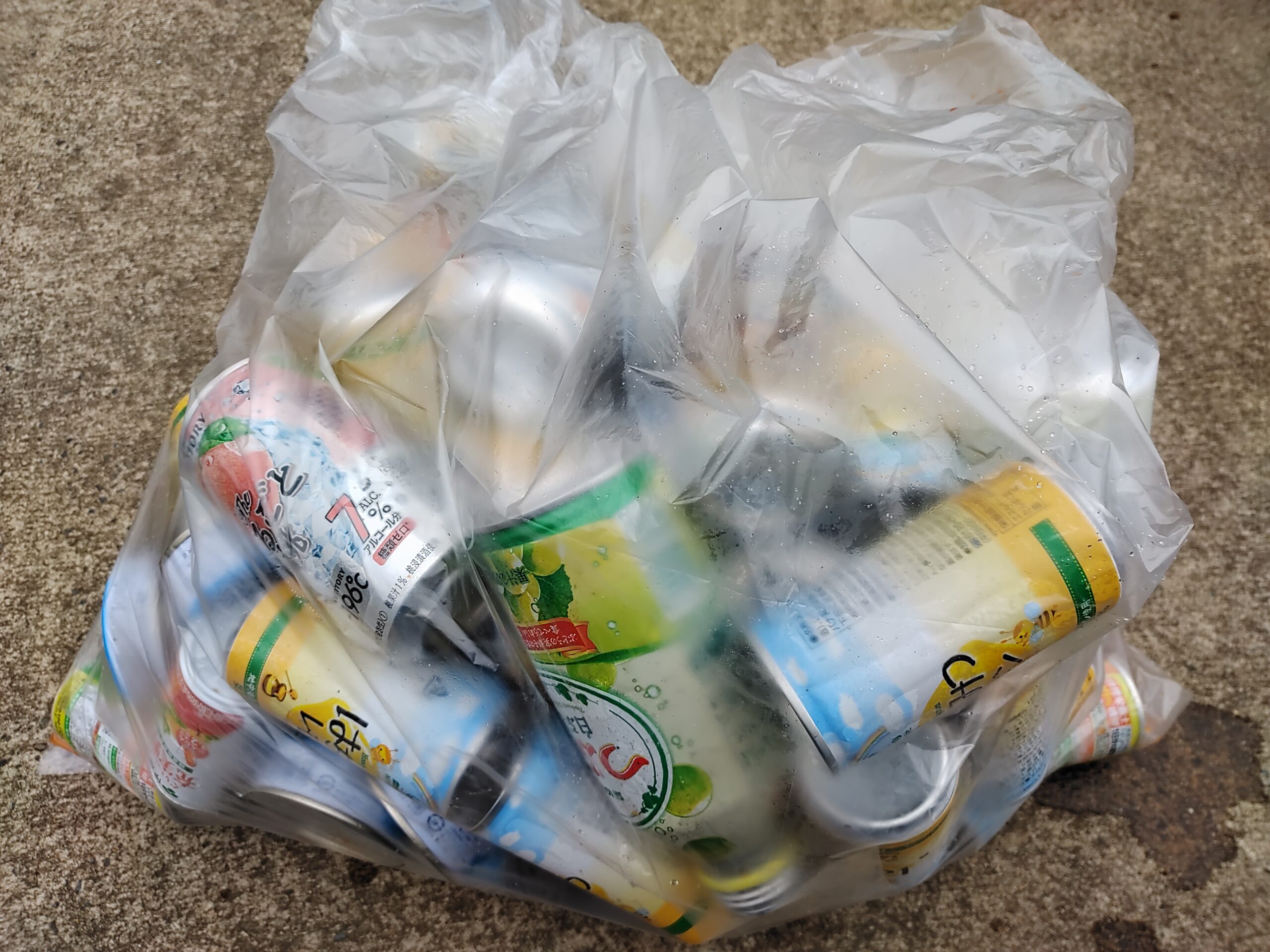 缶のゴミ分別状況　（４／１変更）資源は分別してリサイクルへ